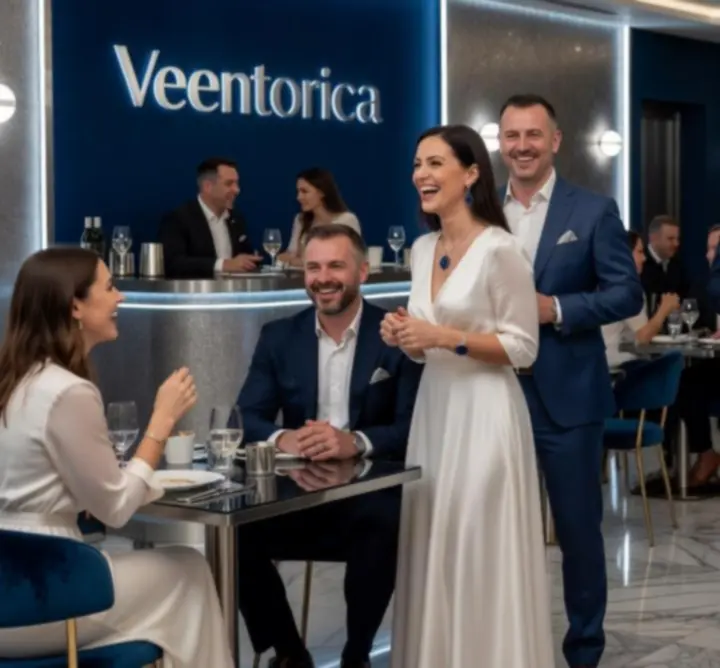 Hangulatos társasági est a Veentorica bár és lounge részében